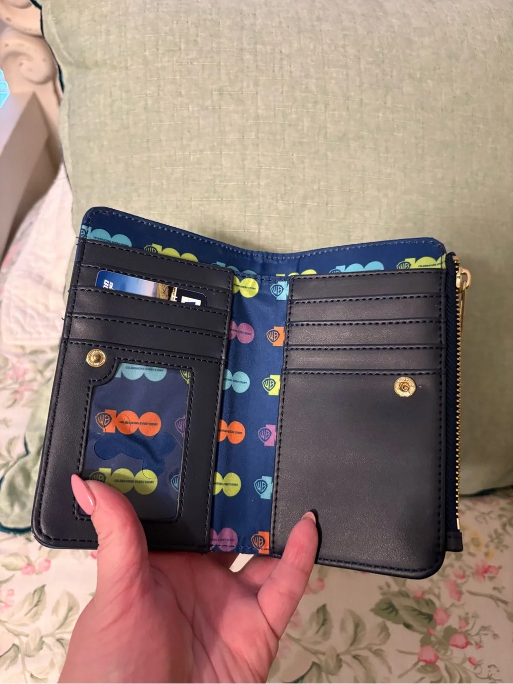Loungefly Blue Scooby-Doo Mystery Machine/Looney Tunes Zip Wallet
